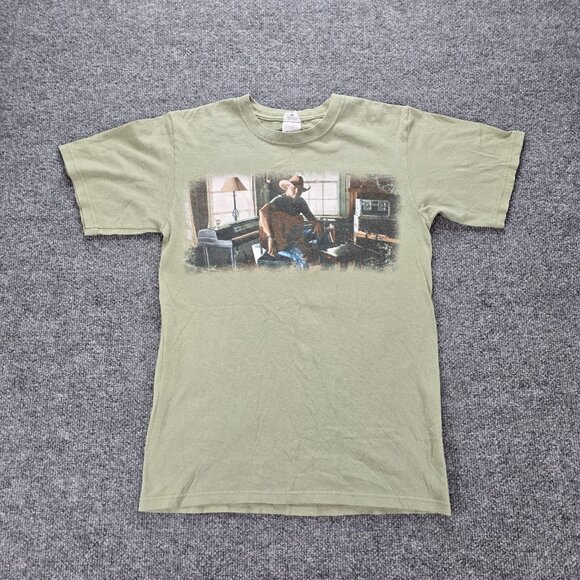 Jason Aldean Tshirt Mens Small Green My Kinda Party‎ 2011 Concert Tour - Picture 1 of 6